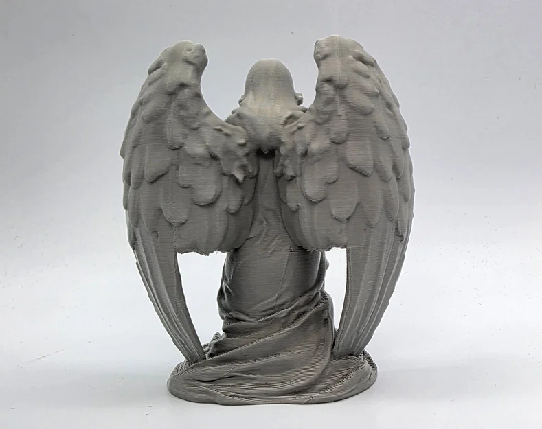 Mô hình tượng thiên thần quỳ khóc (Kneeling Weeping Angel Statue) - Image 7