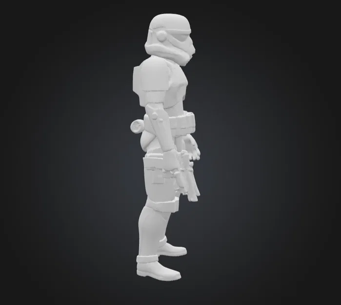 Mô hình Stormtrooper Star Wars: File in 3D chi tiết cho fan sưu tầm - Image 1