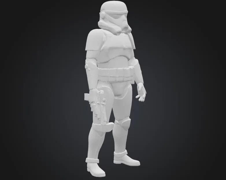 Mô hình Stormtrooper Star Wars: File in 3D chi tiết cho fan sưu tầm - Image 2