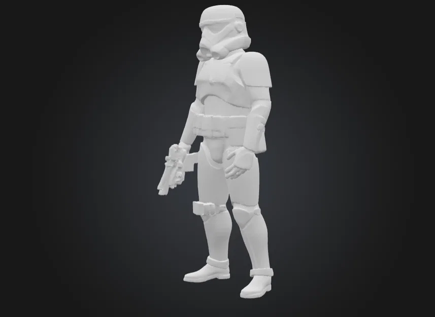 Mô hình Stormtrooper Star Wars: File in 3D chi tiết cho fan sưu tầm - Image 4