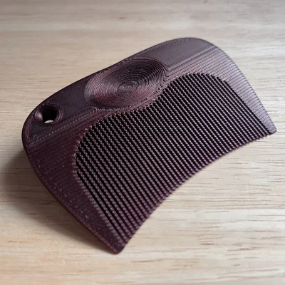 Lược chải râu thiết kế công thái học mới nhất (Beard comb 3D)