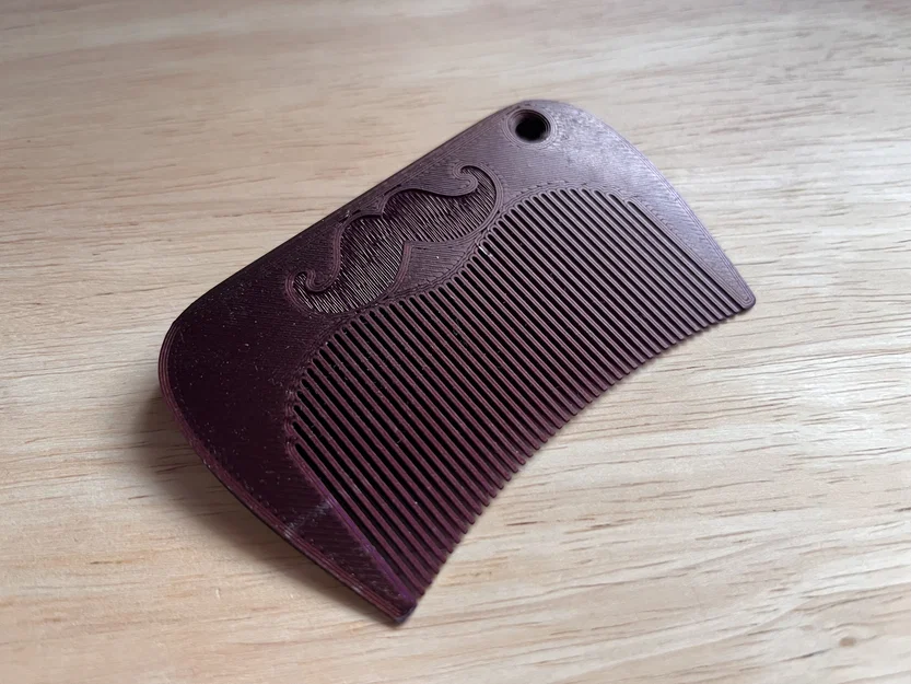 Lược chải râu thiết kế công thái học mới nhất (Beard comb 3D) - Image 3