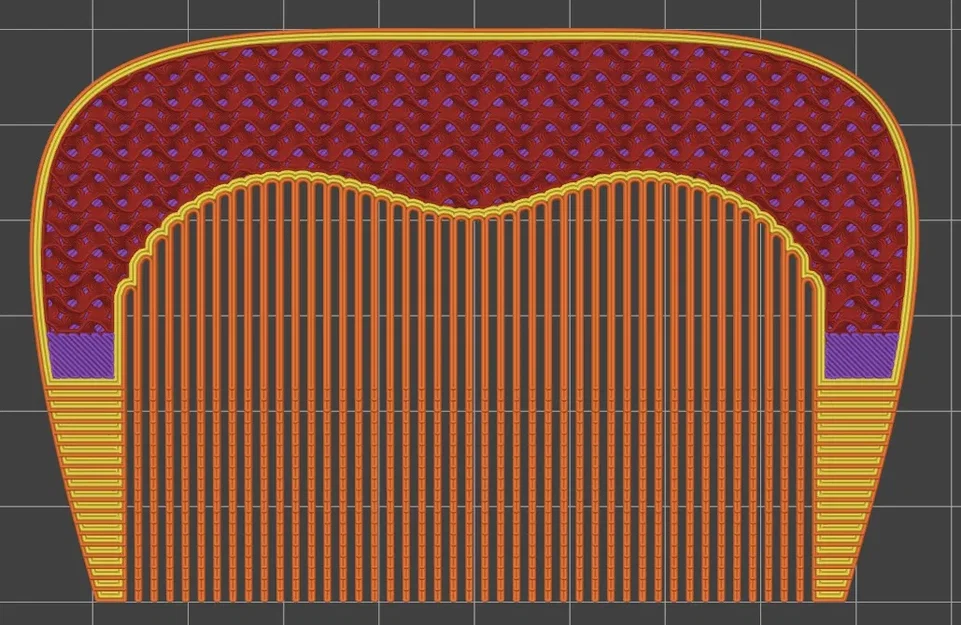 Lược chải râu thiết kế công thái học mới nhất (Beard comb 3D) - Image 4