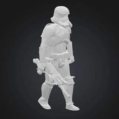 Mô hình Stormtrooper Star Wars in 3D siêu chi tiết