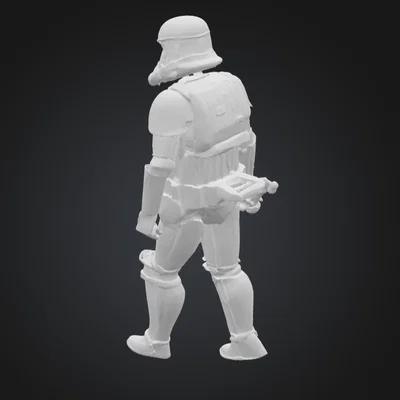 Mô hình Stormtrooper Star Wars in 3D siêu chi tiết