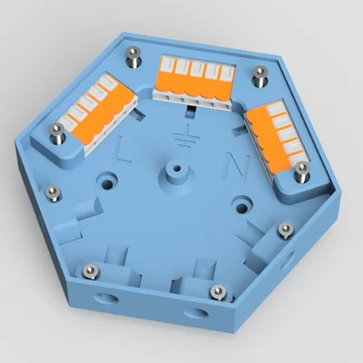 Hộp đấu nối điện v1 cho WAGO 221-415