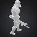 Mô hình Stormtrooper Star Wars in 3D siêu chi tiết - Thumbnail 3