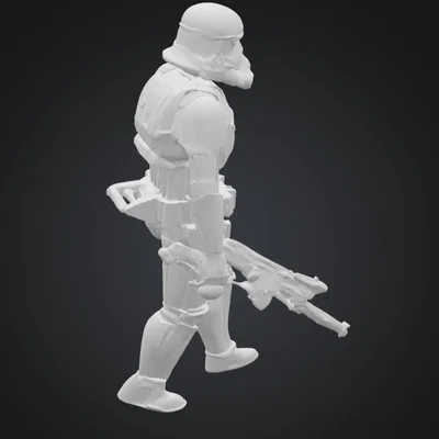 Mô hình Stormtrooper Star Wars in 3D siêu chi tiết