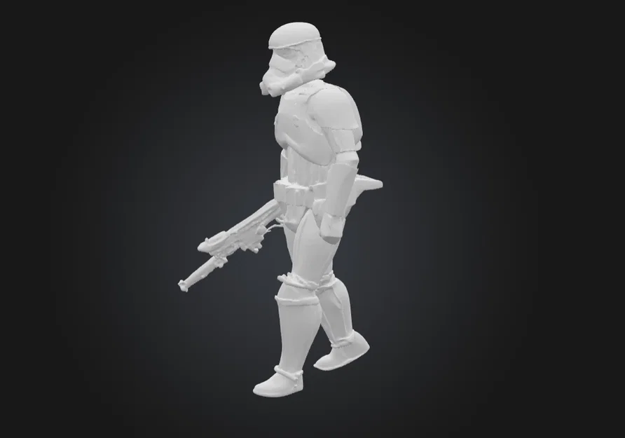 Mô hình Stormtrooper Star Wars in 3D siêu chi tiết - Image 4