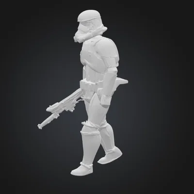 Mô hình Stormtrooper Star Wars in 3D siêu chi tiết