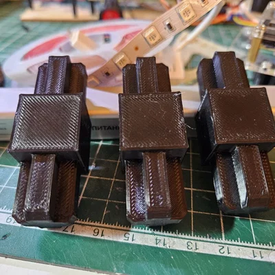 Đầu nối 2 chiều (2-way connector) cho ống kim loại
