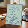 Mô hình bảng hiệu: I found your nose it was in my business - Thumbnail 1