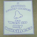 Mô hình bảng hiệu: I found your nose it was in my business - Thumbnail 2