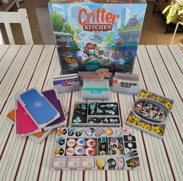 Bộ khay đựng (Insert) cho Critter Kitchen + bản mở rộng À la cart - Image 1