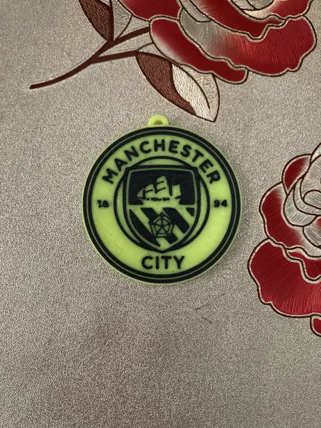 Móc khóa Manchester City - Phụ kiện in 3D độc đáo cho fan bóng đá - Image 1