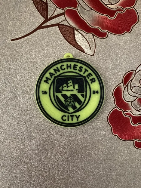 Móc khóa Manchester City - Phụ kiện in 3D độc đáo cho fan bóng đá - Image 3