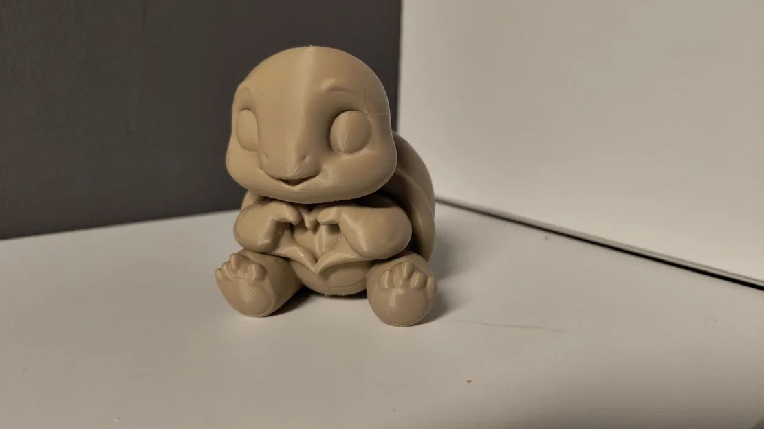 Mô hình chú rùa con in 3D dễ thương tạo hình trái tim - Image 1