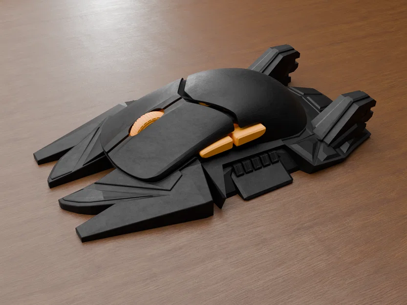 Spaceship Mouse - Vỏ chuột máy tính thiết kế phi thuyền độc đáo - Image 1