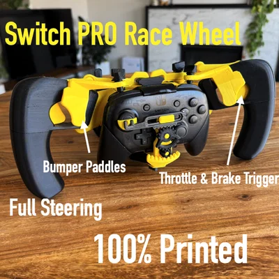 Vô lăng đua xe in 3D 100% cho Nintendo Switch PRO - TEST FIT