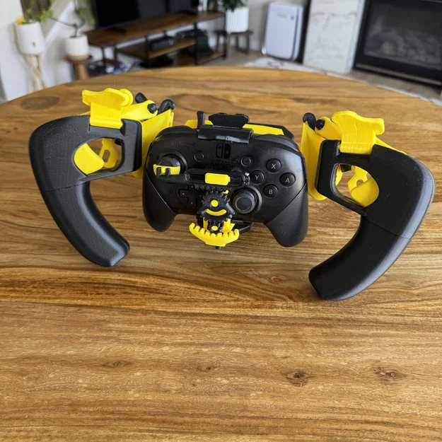 Vô lăng đua xe in 3D 100% cho Nintendo Switch PRO - TEST FIT - Image 3