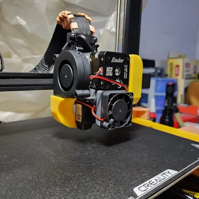 Ống dẫn gió quạt 5015 cho Ender 3 v3 SE (Bản cập nhật)