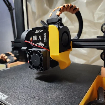 Ống dẫn gió quạt 5015 cho Ender 3 v3 SE (Bản cập nhật)