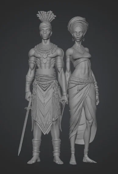 Mô hình 3D Chiến binh Dawnbound Warriors độc đáo - Image 1