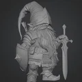 Mô hình 3D Chiến binh Gnome bọc thép (Ironbound Gnome Warrior) - Thumbnail 1