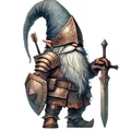 Mô hình 3D Chiến binh Gnome bọc thép (Ironbound Gnome Warrior) - Thumbnail 2