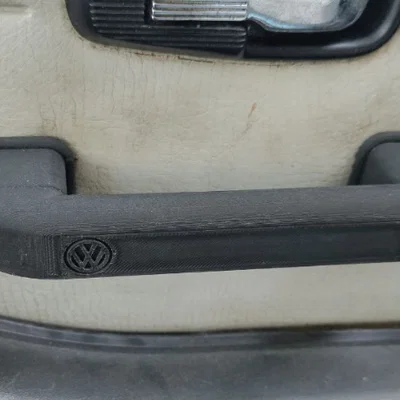 Tay nắm cửa nội thất màu đen cho xe VW T2 Bay Window