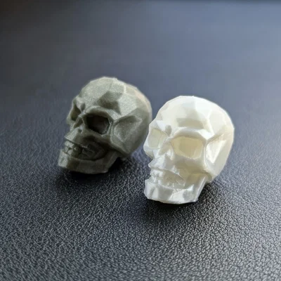 Hạt Xỏ Dây Hình Đầu Lâu Low Poly