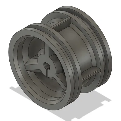 Mâm bánh xe tương thích LEGO Technic cho trục D 3mm (In 3D)