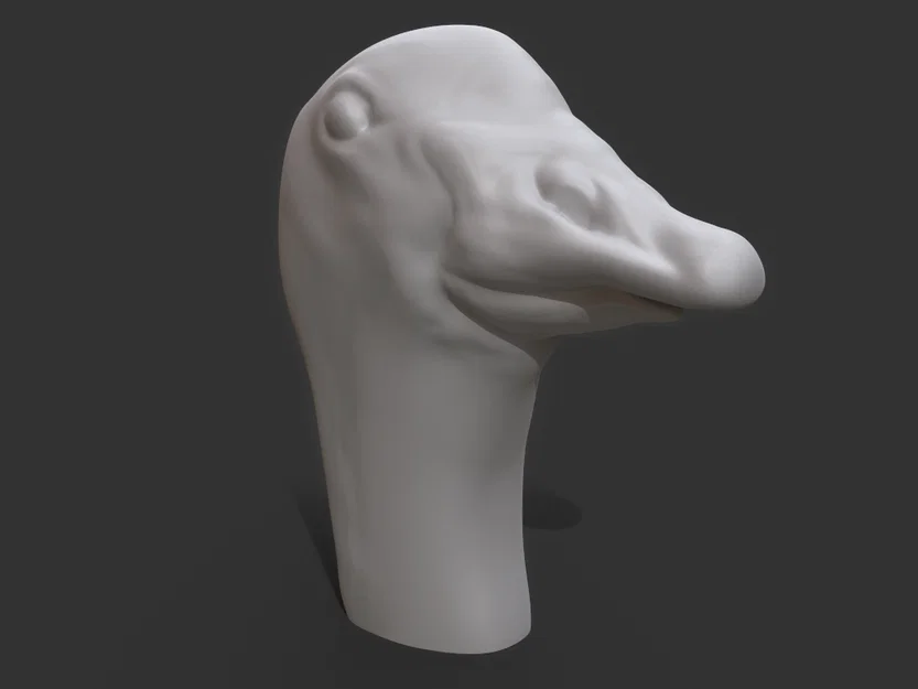 Mô hình đầu ngỗng (Goose Head) - Tượng 3D trang trí độc đáo - Image 1