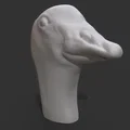 Mô hình đầu ngỗng (Goose Head) - Tượng 3D trang trí độc đáo - Thumbnail 1