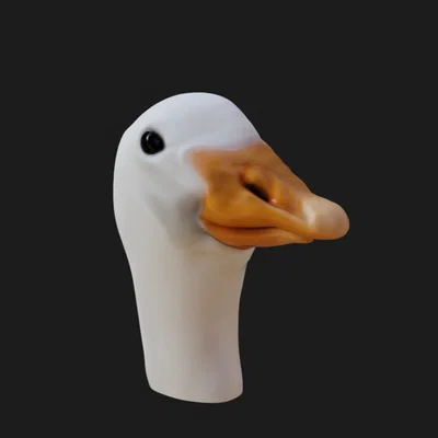 Mô hình đầu ngỗng (Goose Head) - Tượng 3D trang trí độc đáo
