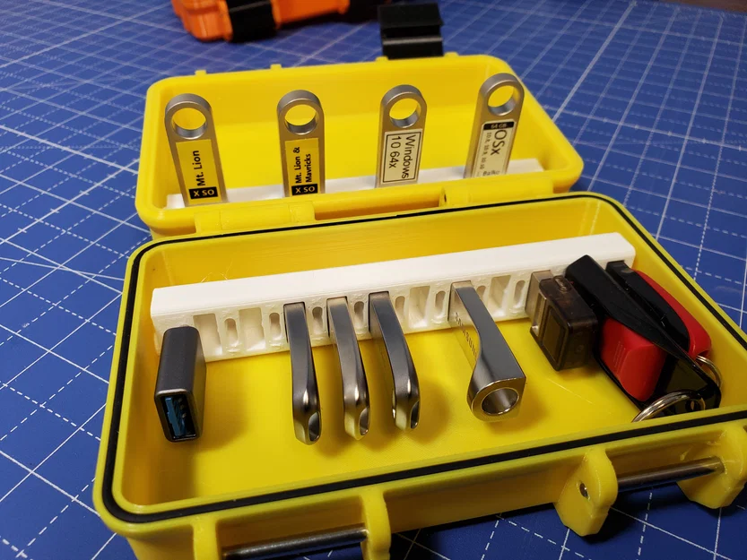 Hộp đựng USB stick rugged & xếp chồng (USB A & USB-C) - Image 2