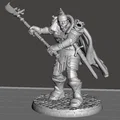 Mô hình chiến binh Half-Orc cầm giáo Glaive (Miniature for Tabletop) - Thumbnail 2