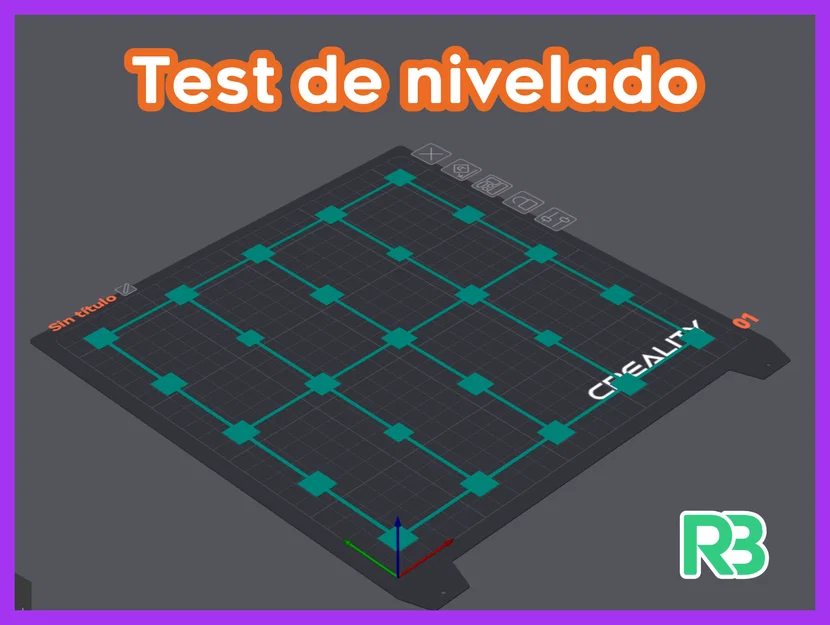 Bài test cân chỉnh (level) bề mặt in - Image 1