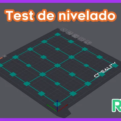 Bài test cân chỉnh (level) bề mặt in