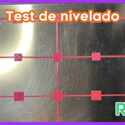 Bài test cân chỉnh (level) bề mặt in