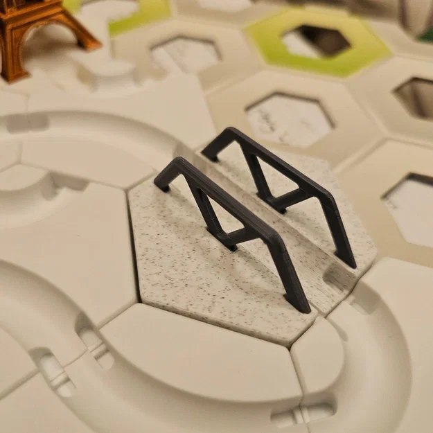 GraviTrax Train Trestle Tile – Tile cầu giàn cho đường bi - Image 2