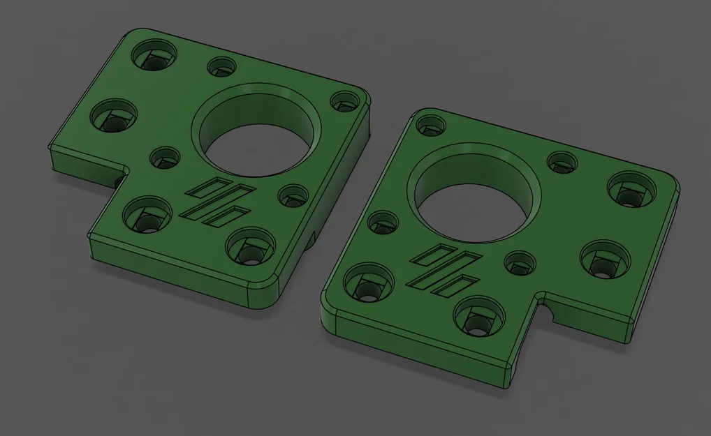 Voron Trident: gá Z stepper inverted electronics kèm rãnh đi dây cho camera - Image 1