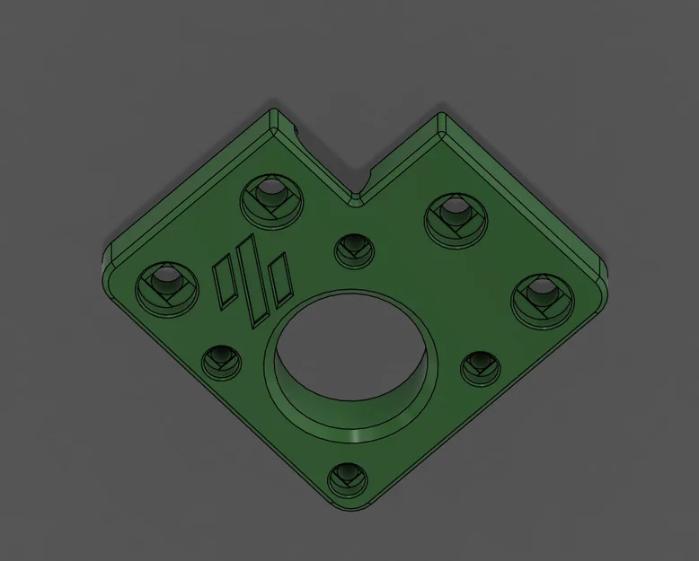 Voron Trident: gá Z stepper inverted electronics kèm rãnh đi dây cho camera - Image 2