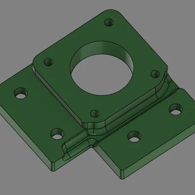Voron Trident: gá Z stepper inverted electronics kèm rãnh đi dây cho camera