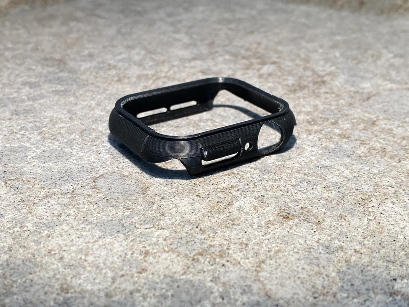 Ốp Apple Watch 7 45mm có gờ nhô và nút bấm - Image 2