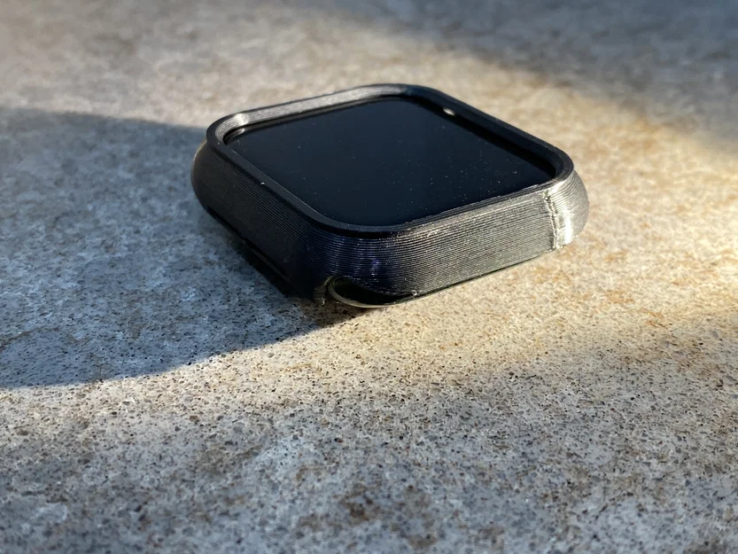 Ốp Apple Watch 7 45mm có gờ nhô và nút bấm - Image 3