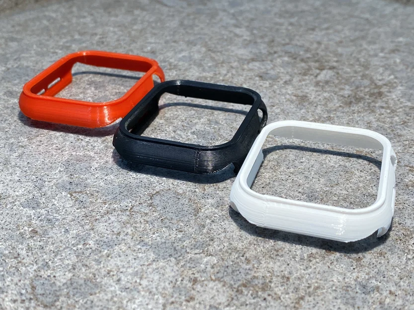 Ốp Apple Watch 7 45mm có gờ nhô và nút bấm - Image 5