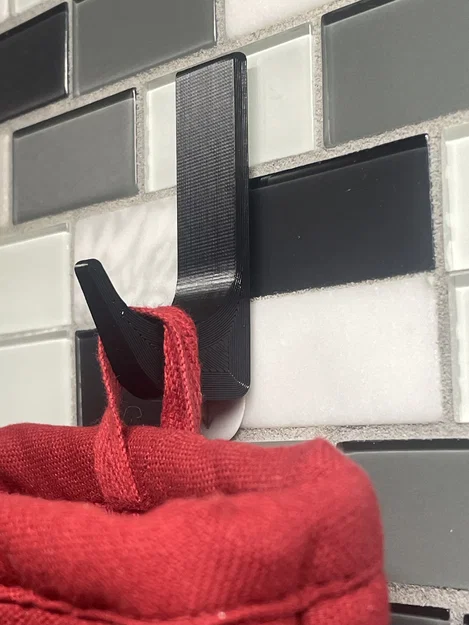 Móc treo tường cho Command Strip và vít #8 - Image 1