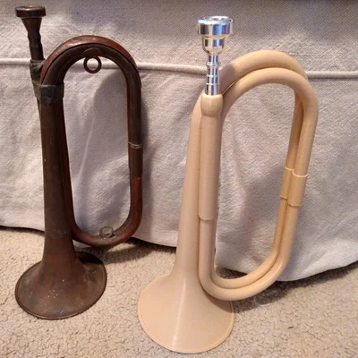Kèn Bugle in 3D (3D Printed Bugle)