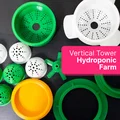 Tháp Nông Trại Thủy Canh Dạng Đứng Module (Modular Vertical Hydroponic Farm Tower) - Thumbnail 1
